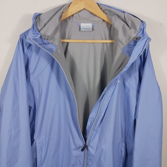 Columbia, 1X, Switchback, Long Lined Jacket, Hood, Casual, Hiking, All Weather - Picture 4 of 16